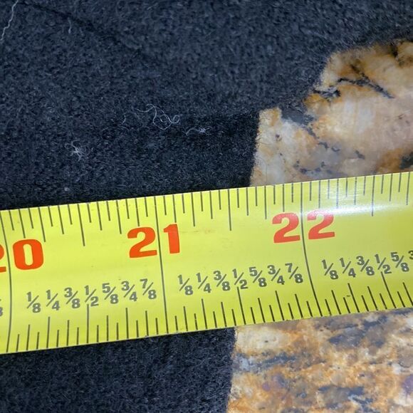 Chico’s Wool Blend Black & Gray Front Pockets Button Front Jacket Size L - Picture 8 of 9